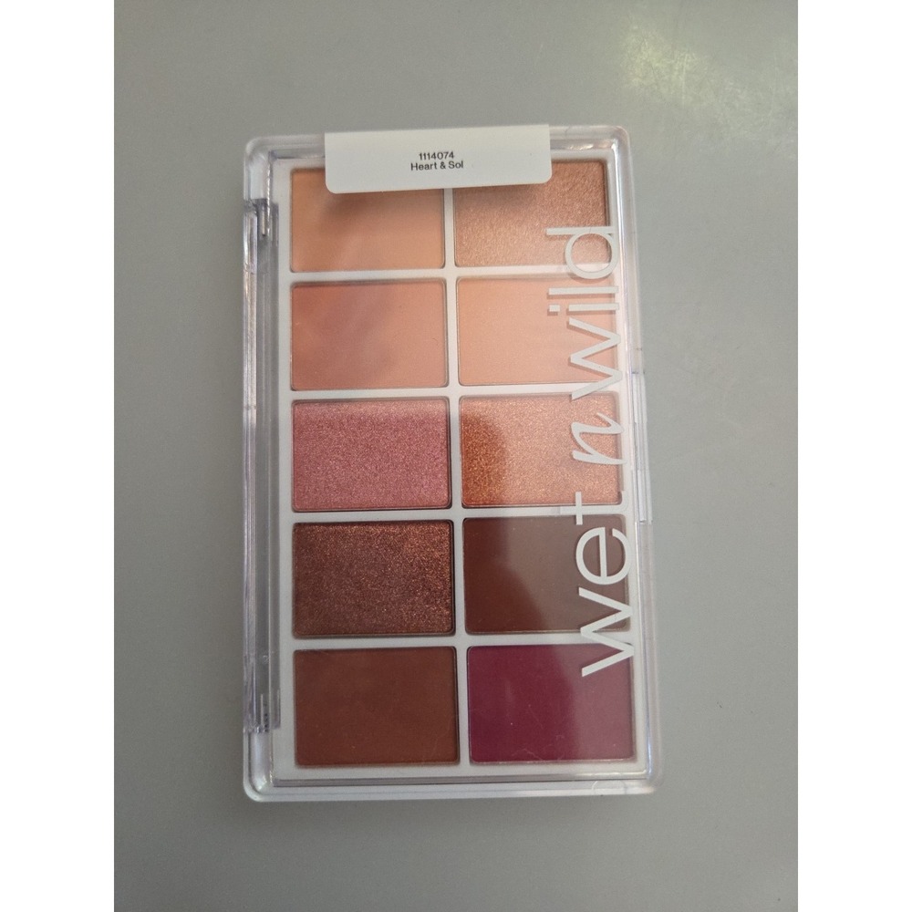 Wet n Wild Color Icon 10-Pan Eyeshadow Palette, Heart & Sol, 0.42‎ oz